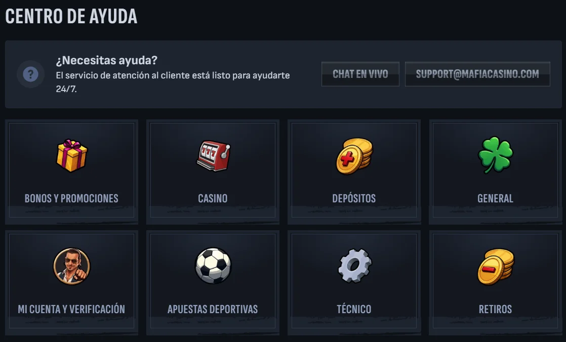 Mafia Casino en el Móvil